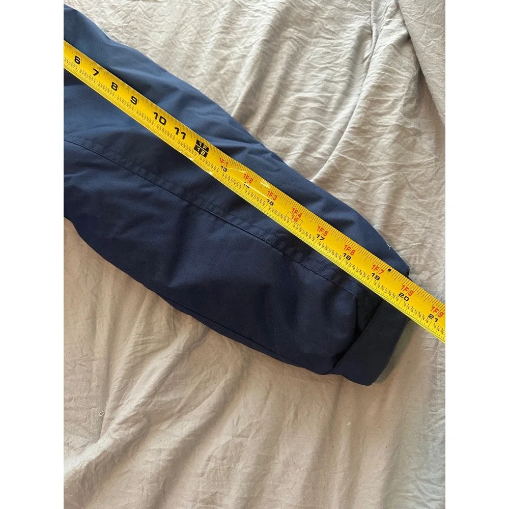 Eddie Bauer Kids Blue Colorblock Hooded Winter Jacket insulated ski L 14 likenew